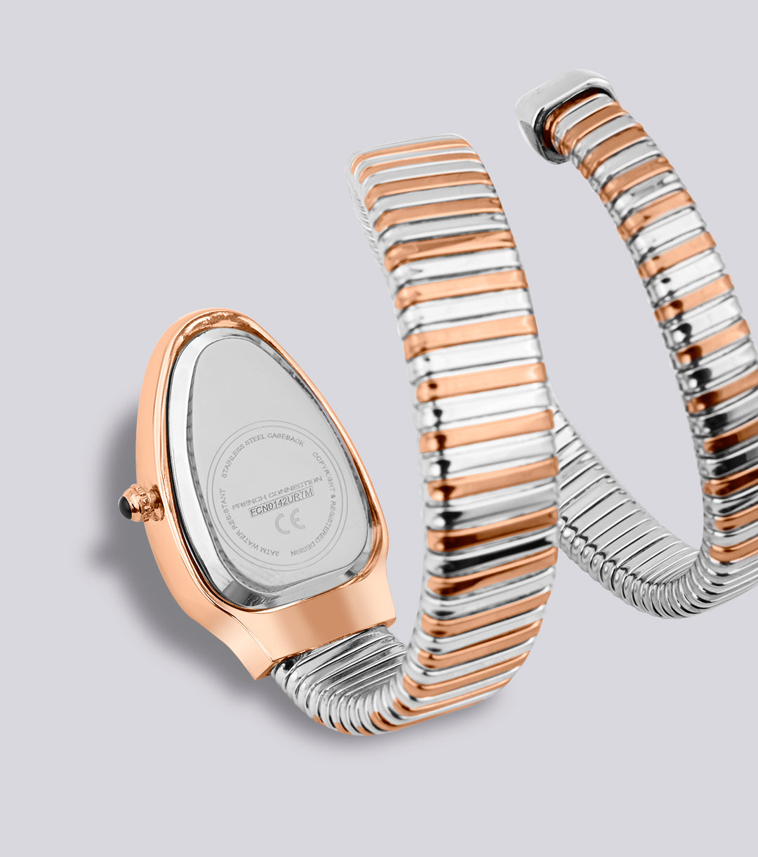 The Eternelle Curve Women's Snake Wrap Design Analog Watch | FCN0142URTM