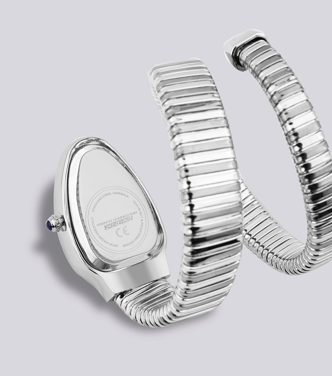 The Eternelle Curve Women's Snake Wrap Design Analog Watch | FCN0142USM