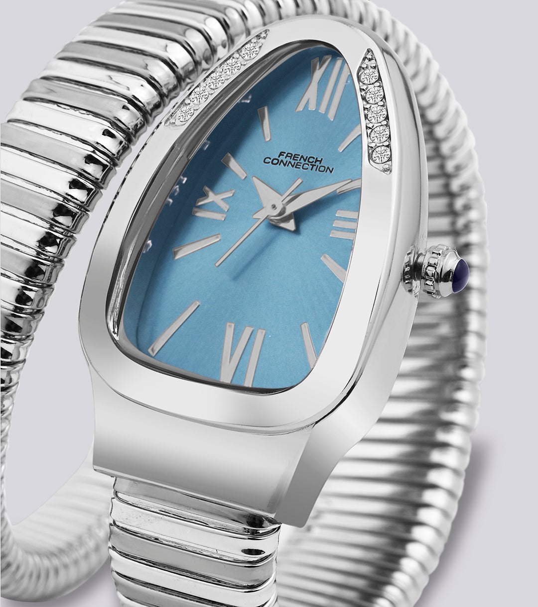 The Eternelle Curve Women's Snake Wrap Design Analog Watch | FCN0142USM