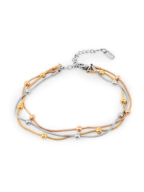 French Connection Textured Blue Round Dial With Stainless Steel  Strap Watch - For Womens FCN0145USM