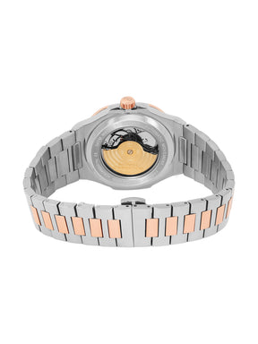 French Connection Men Skeleton Dial & Bracelet Style Straps Automatic Watch- FCN0149SRTM