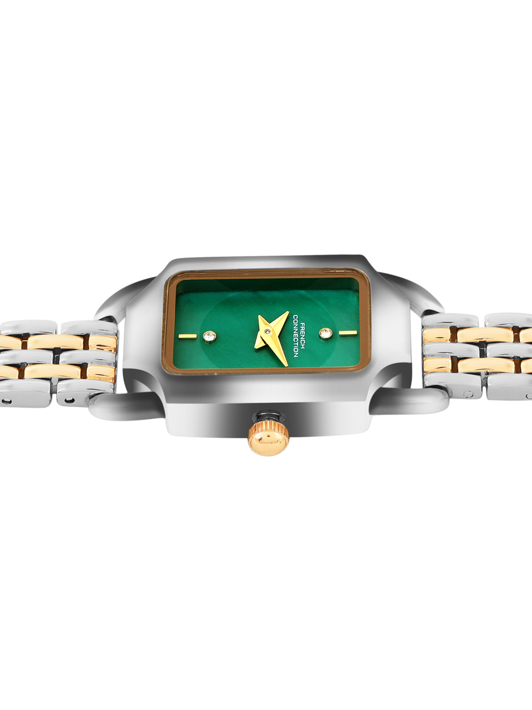 French Connection Opessence Green Dial with Double tone Strap Womens Analog Watch | FCN0177NTM