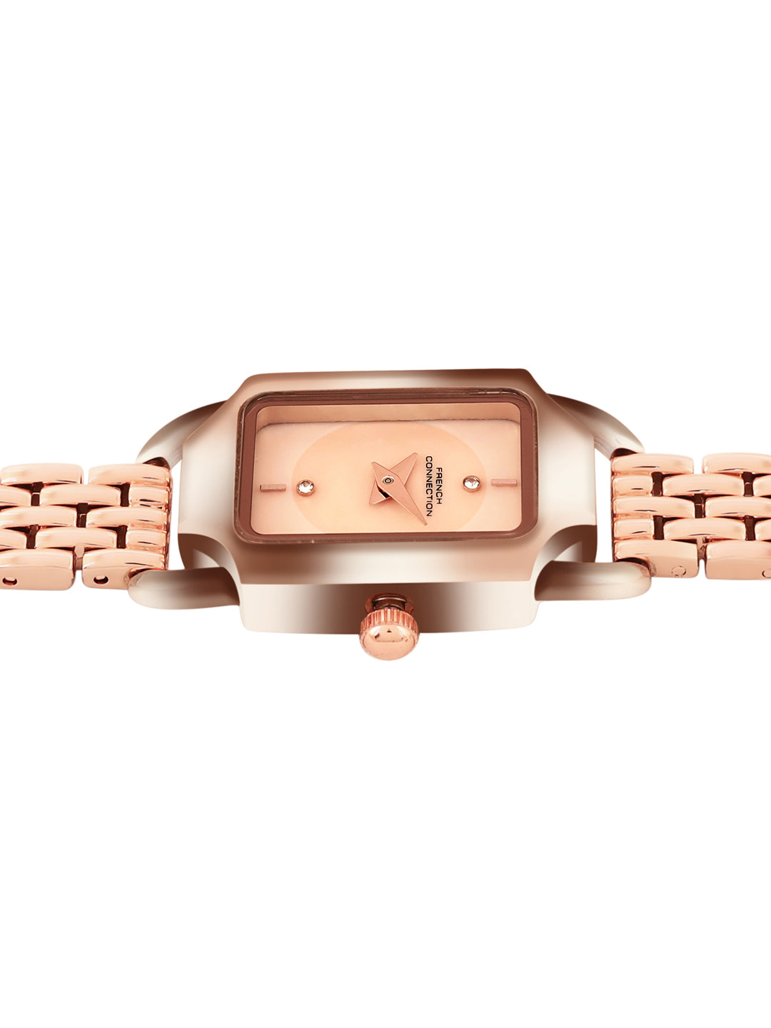 French Connection Opessence Rose Dial with Rose Gold Strap Womens Analog Watch | FCN0177RGM