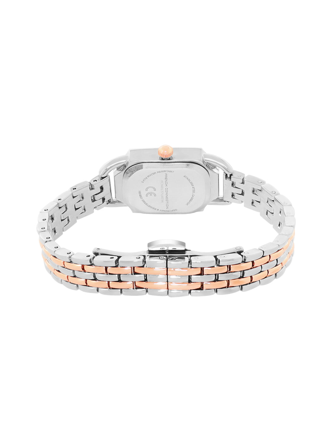 French Connection Opessence Blue Dial with Double tone Strap Womens Analog Watch | FCN0177URTM