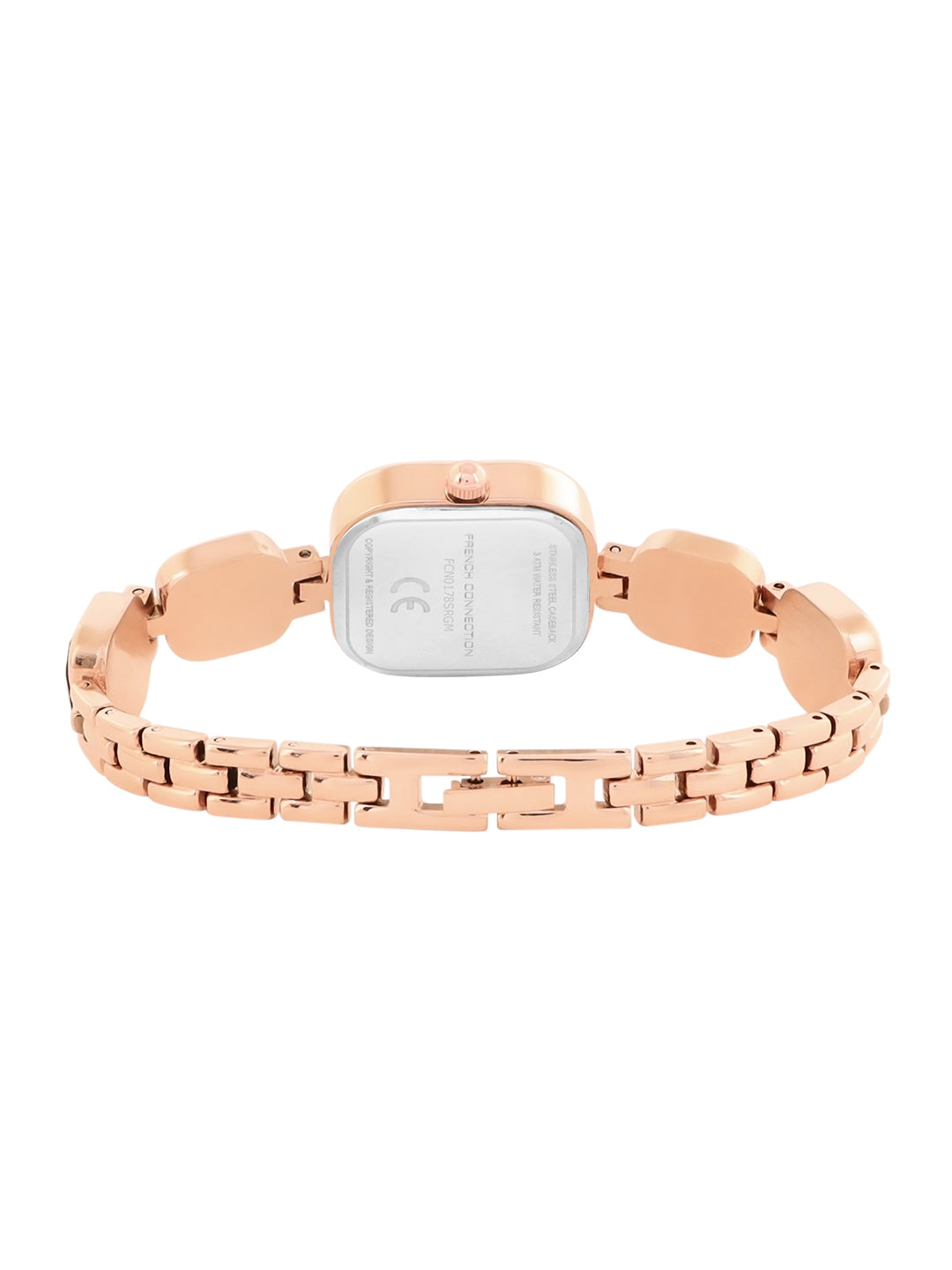 French Connection Auroraé White Dial with Rose Gold Strap Womens Analog Watch | FCN0178SRGM
