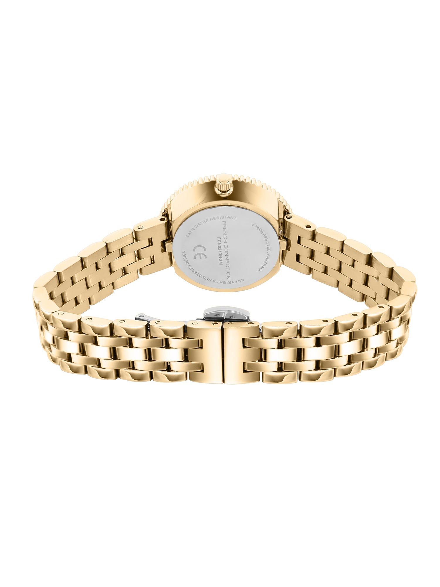 French Connection Couronne Éclat | Quartz Jewellery Bezel | Green  Dial | Stainless Steel Strap | Watch for Women - FCN0213NGM