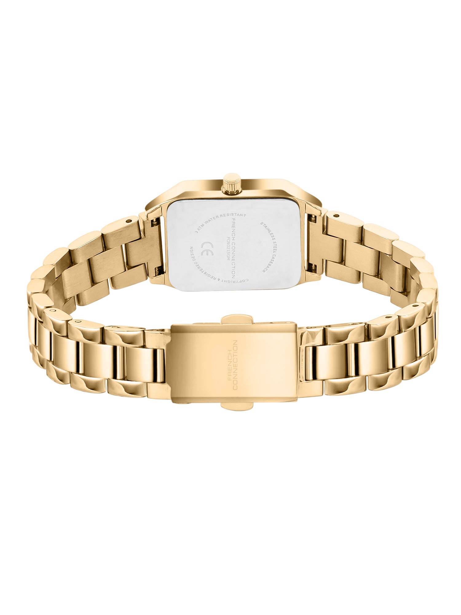 French Connection Novara | Quartz Jewellery Bezel | Silver  Dial | Stainless Steel Strap | Watch for Women - FCN0215GM