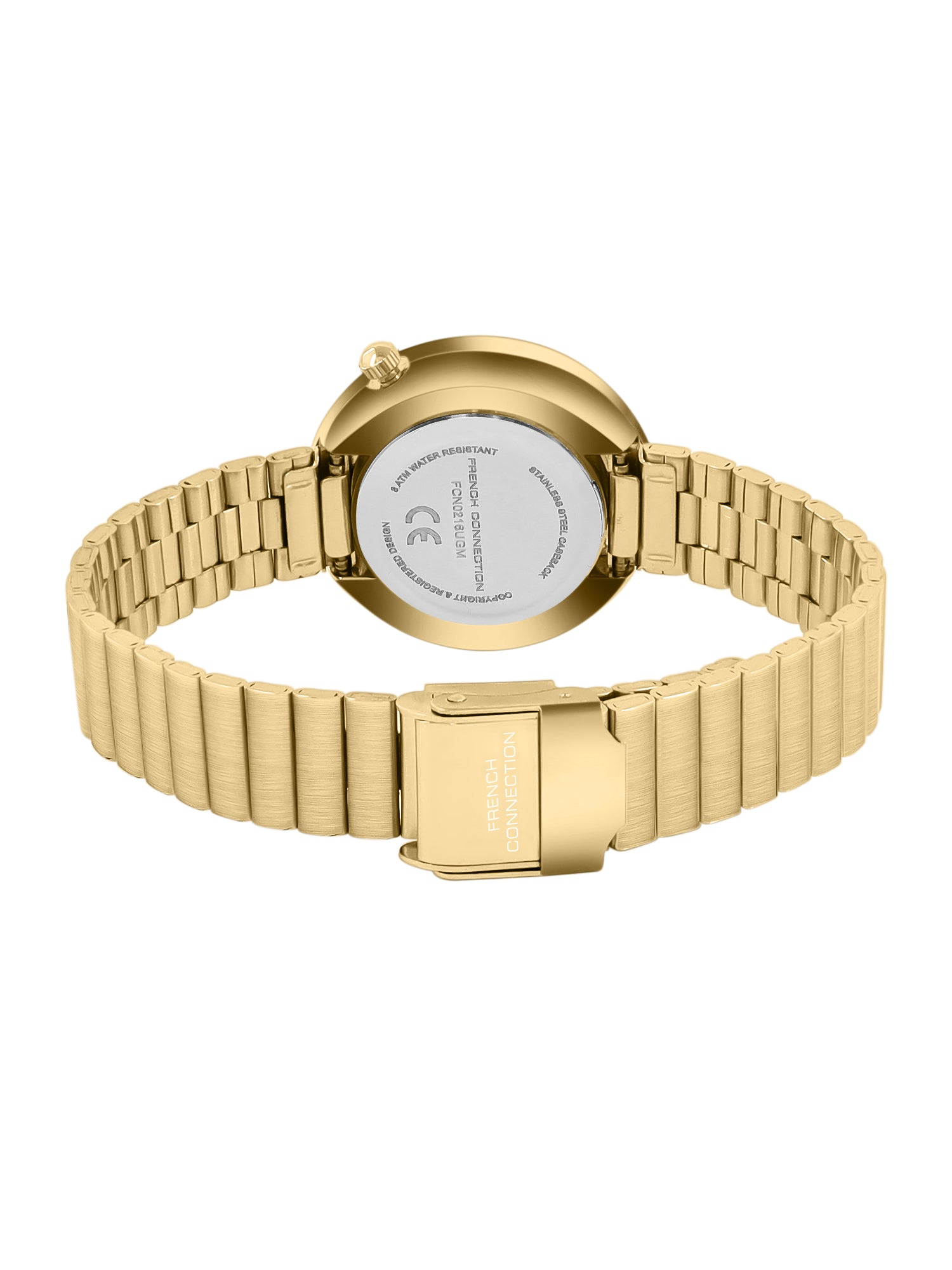 French Connection Héritage Lumière | Analog Display | Blue Mother of Pearl  Dial | Gold Stainless Steel Strap | Watch for Women - FCN0216UGM