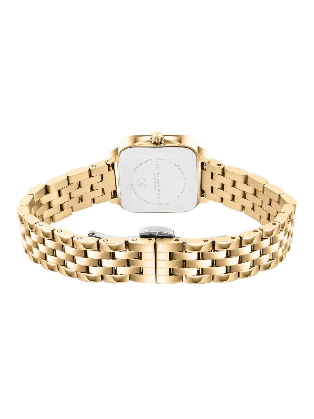 French Connection Bijou Carré | Analog Display | Green Sunray  Dial | Stainless Steel Strap | Watch for Women - FCN0217NGM