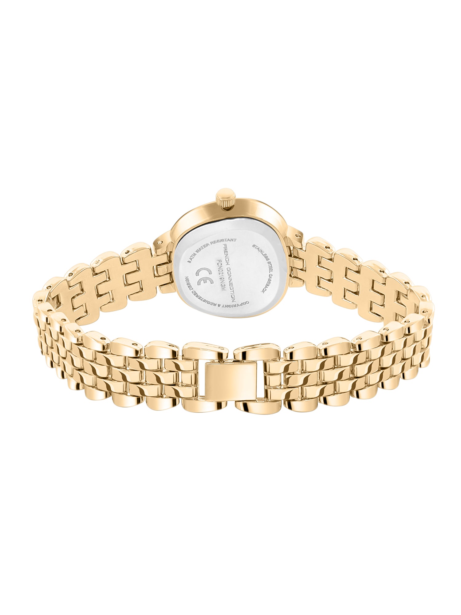 French Connection Éclat Forme | Analog Display | Green Mother of Pearl  Dial | Stainless Steel Strap | Watch for Women - FCN0219NGM