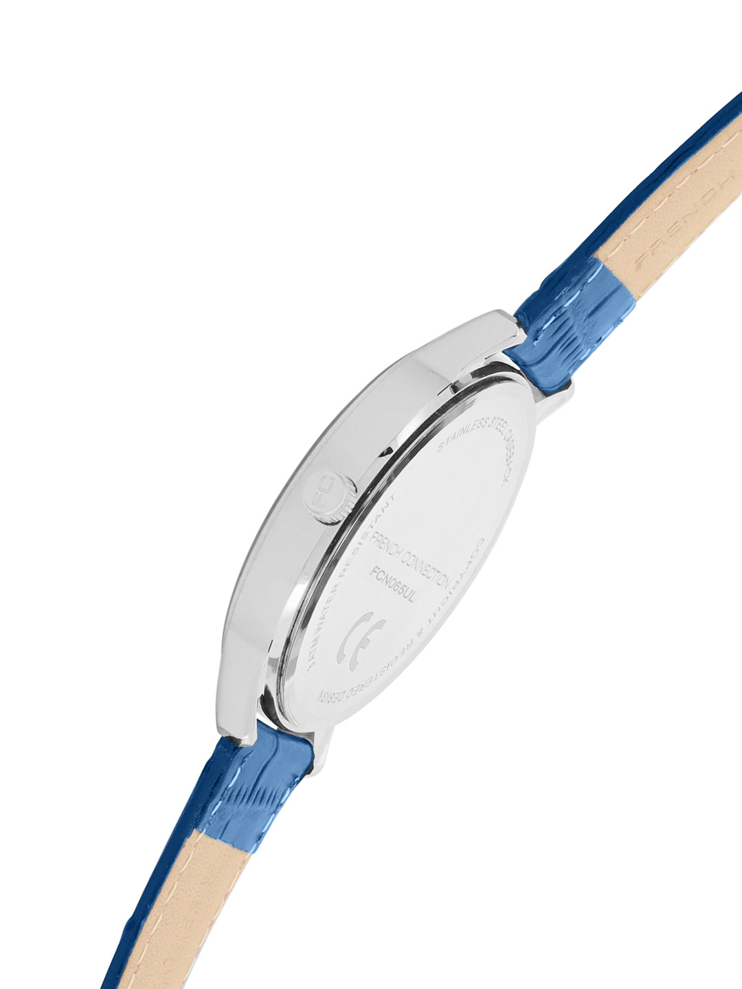 French connection Versa Blue Round Dial Mens Analogue Watch FCN065UL