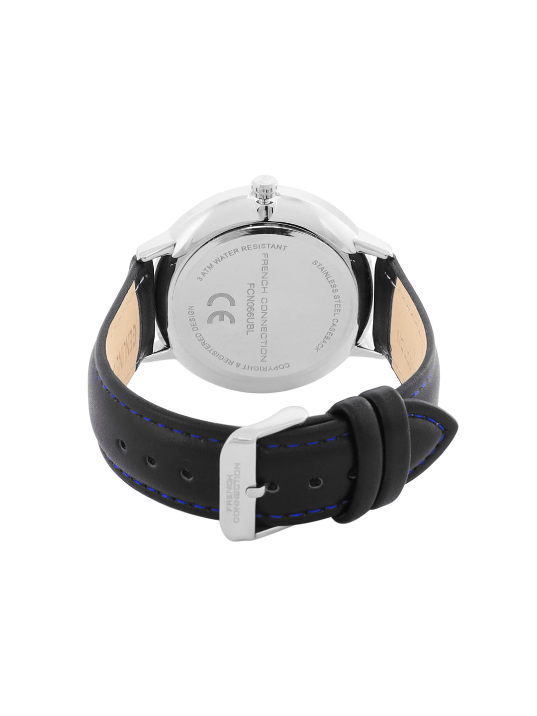 French connection Opus Blue Round Dial Mens Mult Function Watch FCN066UBL