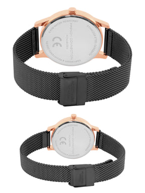 French Connection Analog Black Dial Unisex's Watch-FCN080BM