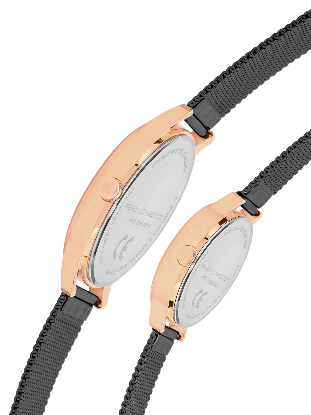 French Connection Analog Black Dial Unisex's Watch-FCN080BM