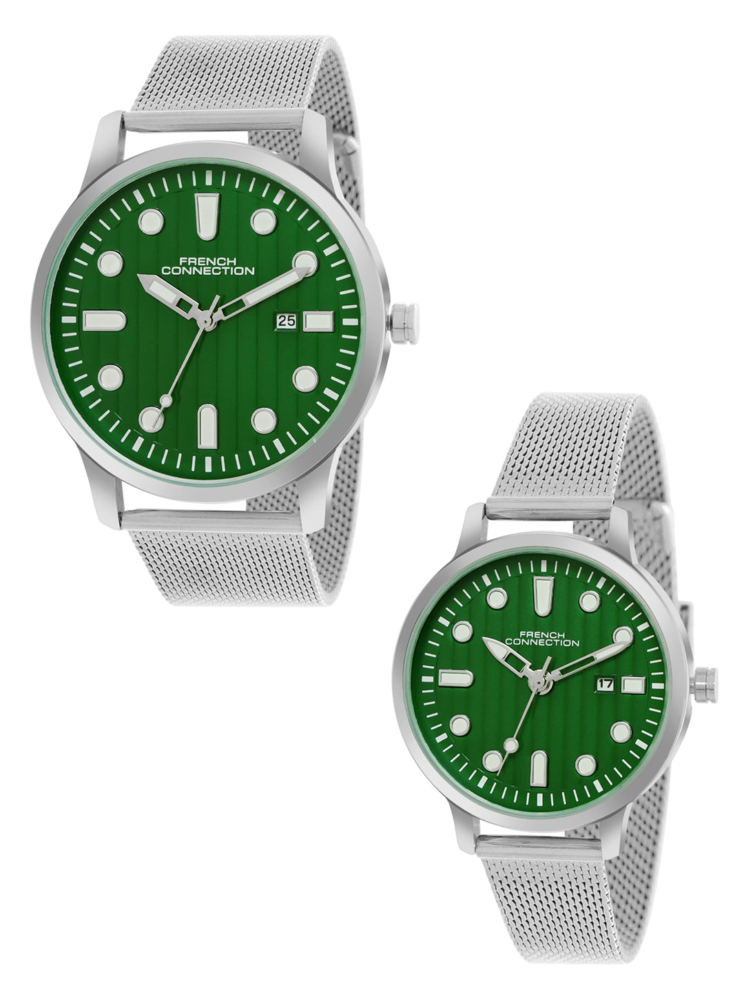 French Connection Analog Green Dial Unisex's Watch-FCN080NSM