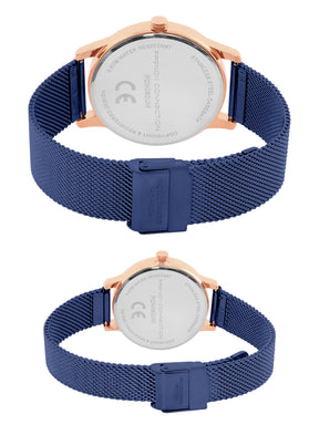 French Connection Analog Blue Dial Unisex's Watch-FCN080UM