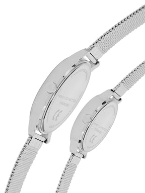 French Connection Blue Round Dial Pair Analogue Watch FCN080USM