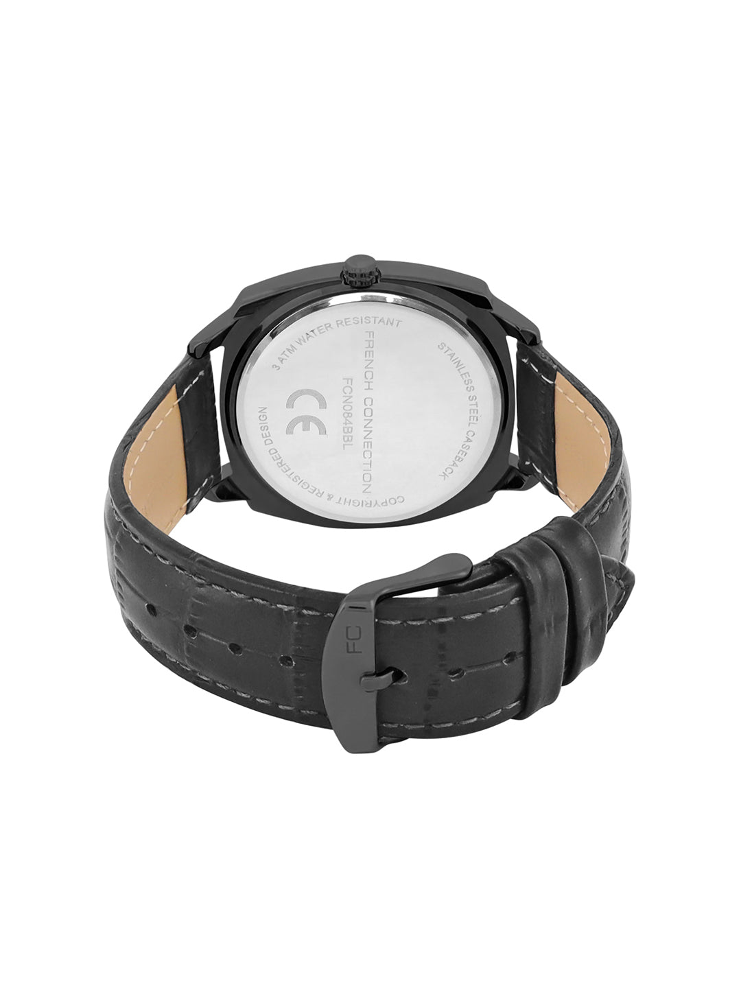 French connection Solistice Mustard Dial Mens Analogue Watch FCN084BBL