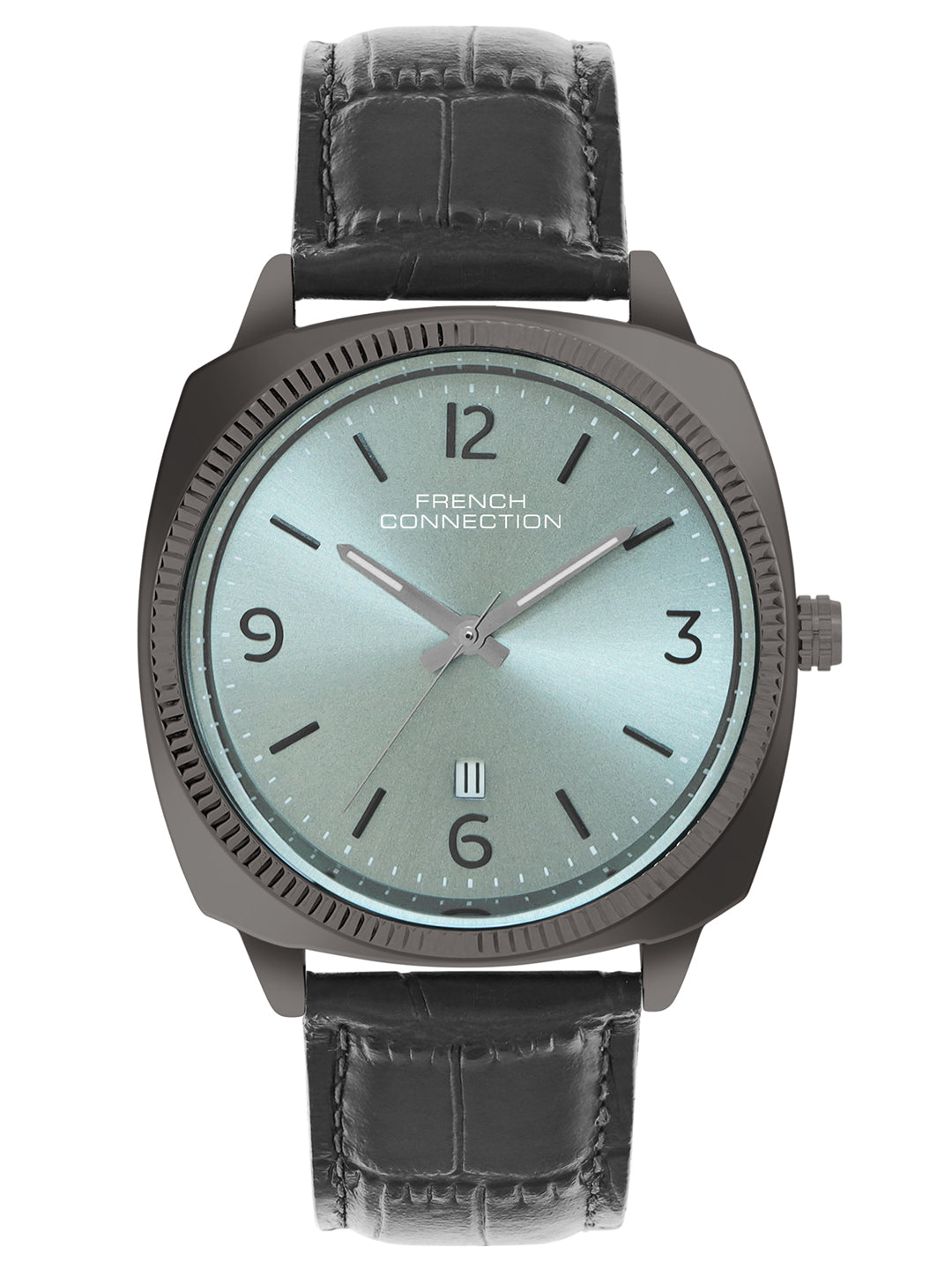 French connection Solistice Grey Dial Mens Analogue Watch FCN084BL
