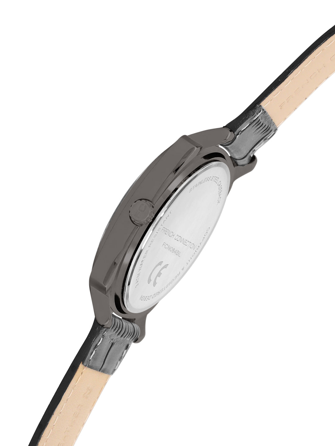 French connection Solistice Grey Dial Mens Analogue Watch FCN084BL