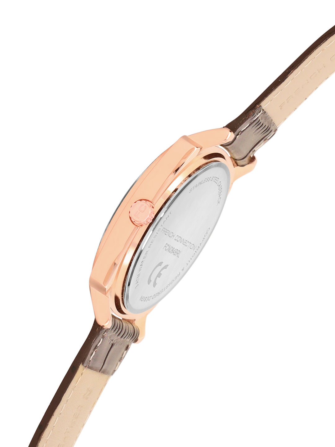 French connection Solistice Brown Dial Mens Analogue Watch FCN084BRL