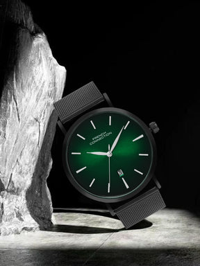 French Connection Analogue Green Dial Men's Watch -FCN086NBN