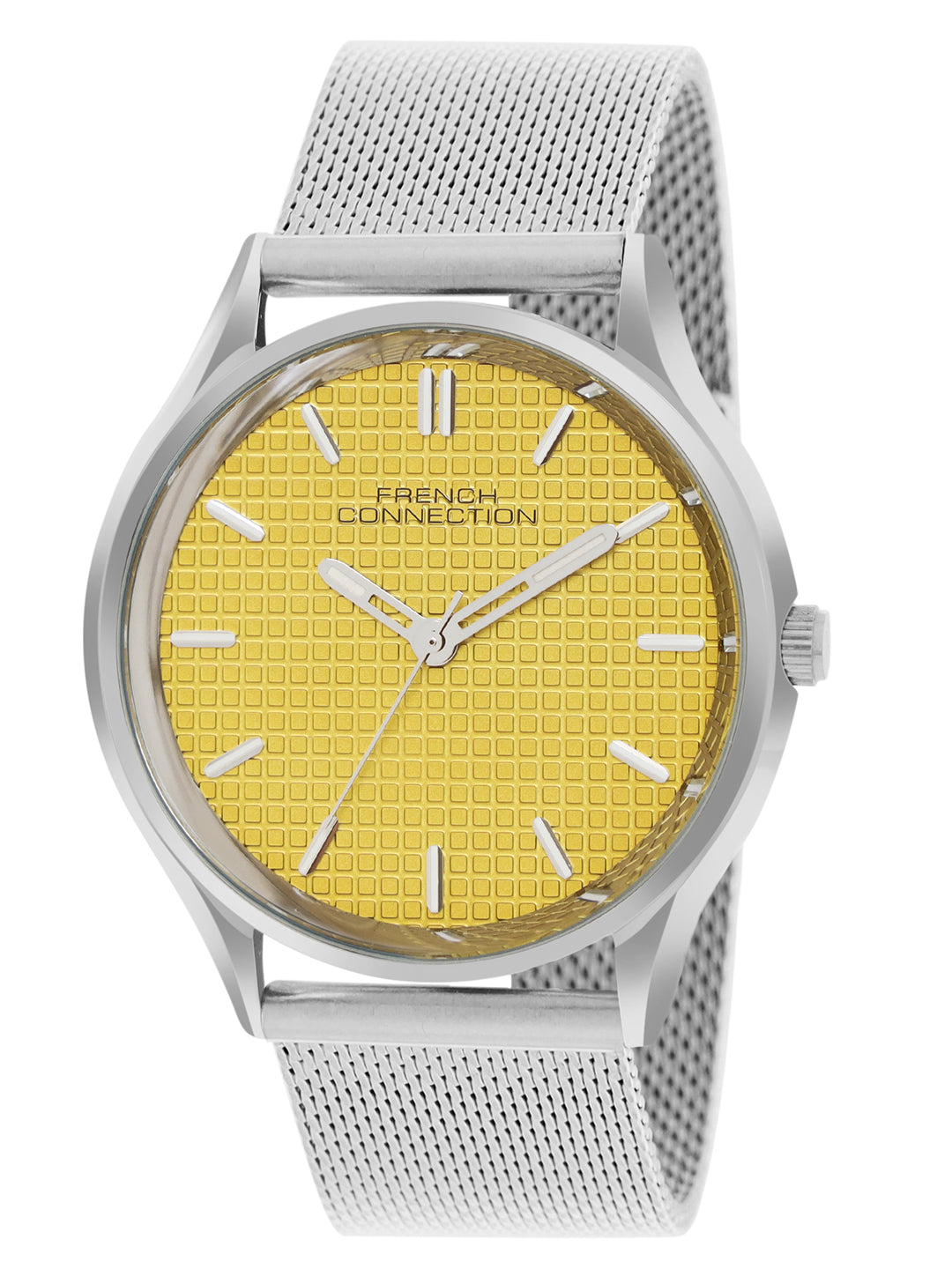 French Connection Analogue Mustard Dial Men's Watch - FCN088SM