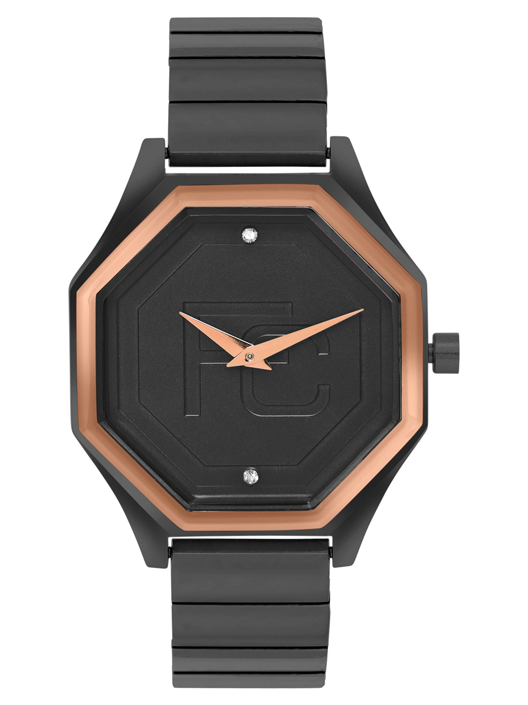 French Connection Analogue Black Dial Women's Watch -FCN090BM