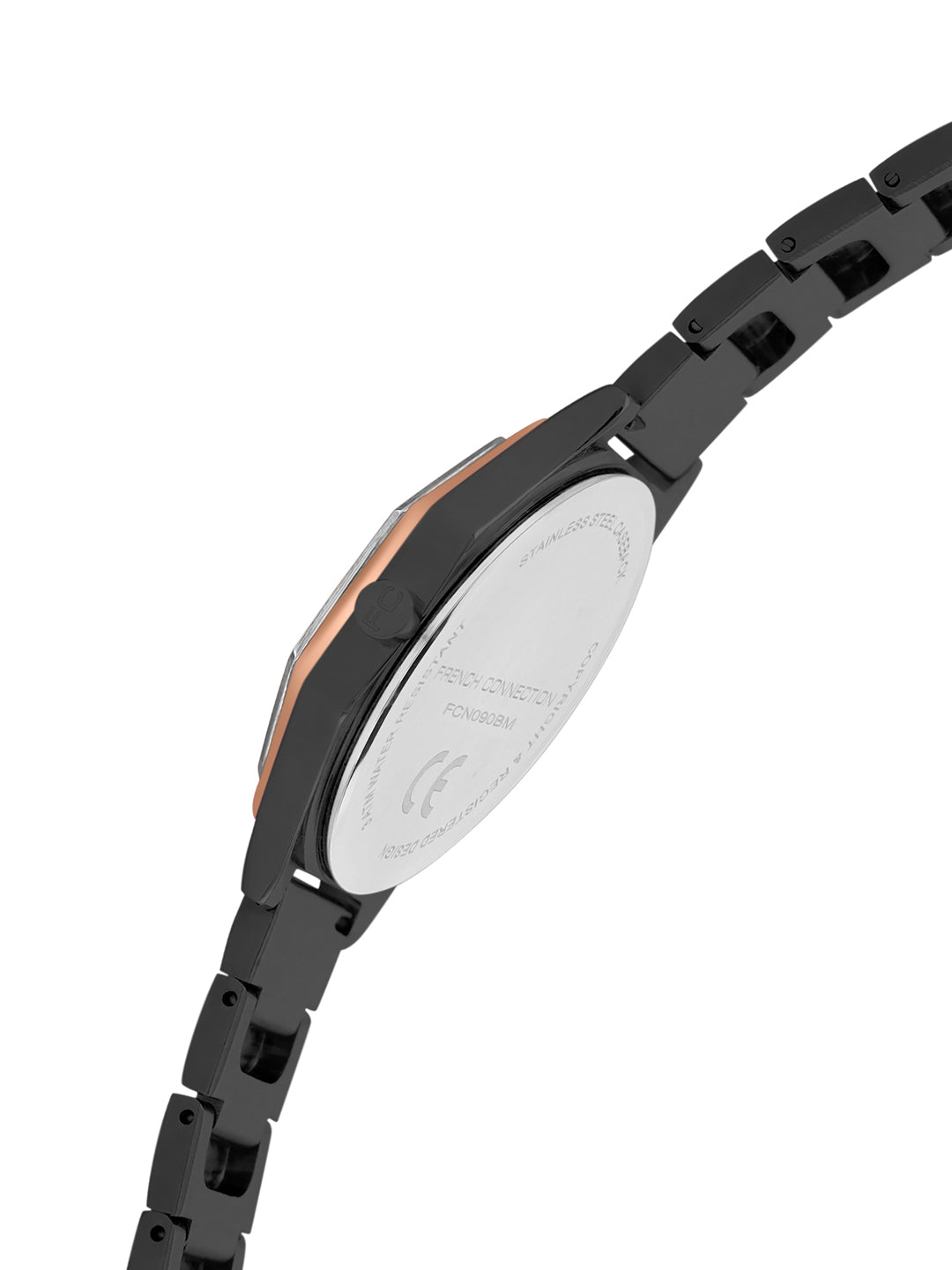 French Connection Analogue Black Dial Women's Watch -FCN090BM