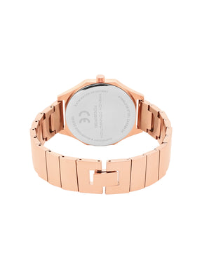 French Connection Analogue Rose Gold Dial Women's Watch -FCN090RGM