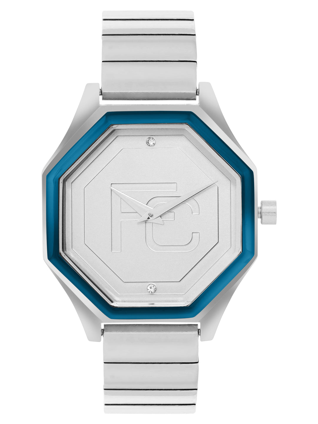 French Connection Analogue Silver Dial Women's Watch -FCN090SM