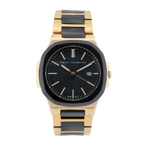 French Connection Analogue Black Dial Men's Watch - FCB2TM
