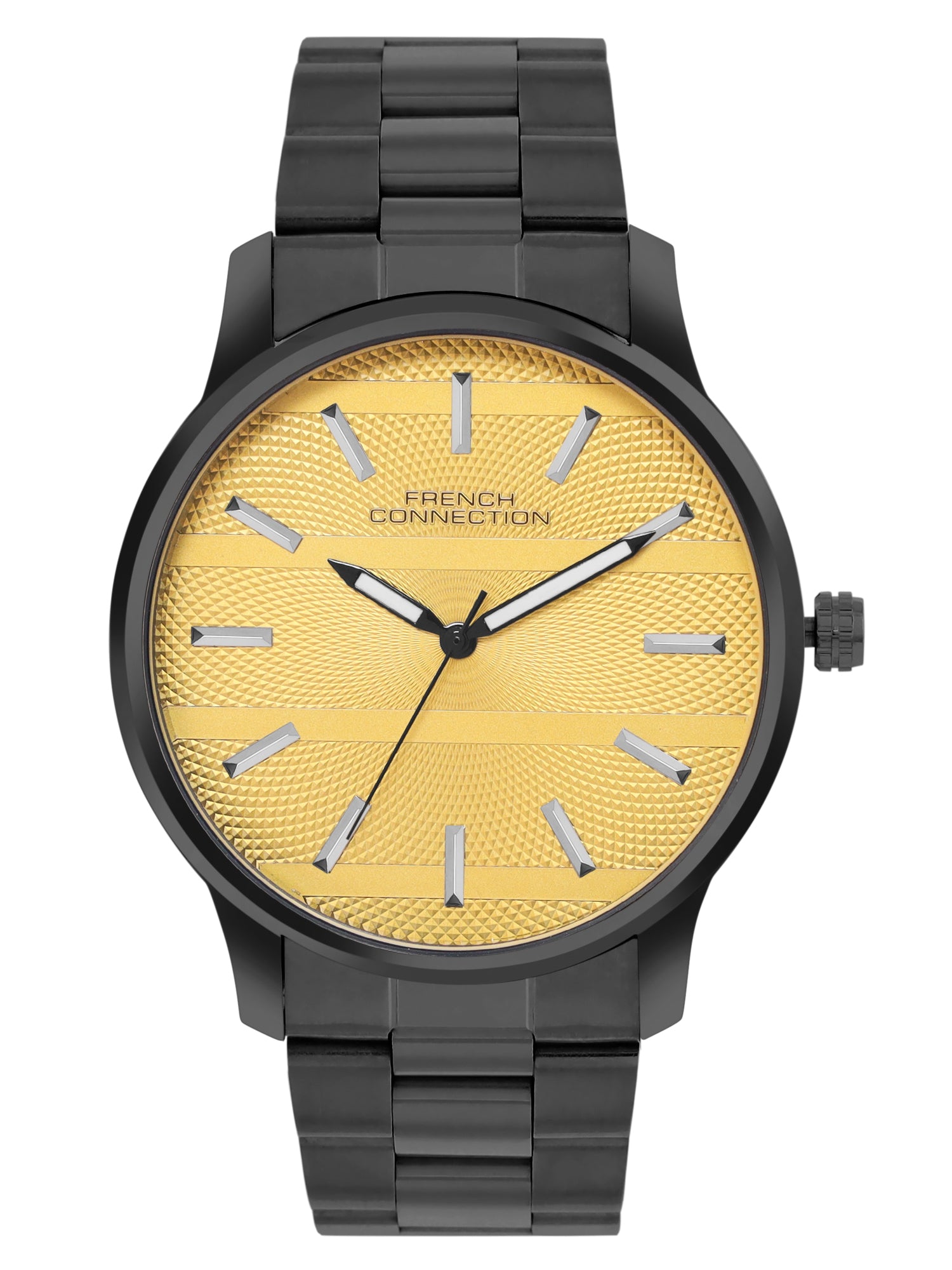 French Connection Analogue Mustard Dial Men's Watch - FCN091YBM