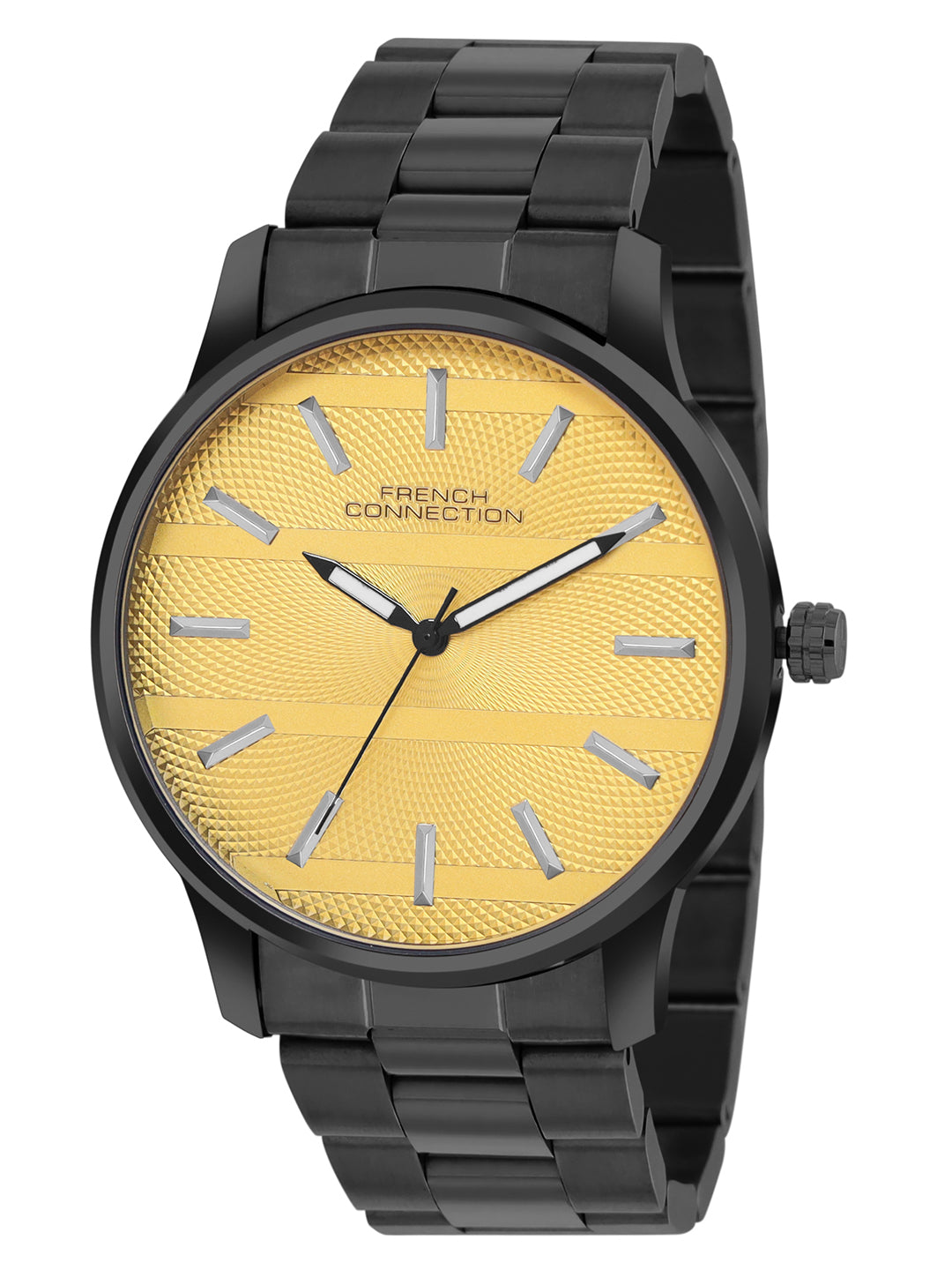 French Connection Analogue Mustard Dial Men's Watch - FCN091YBM