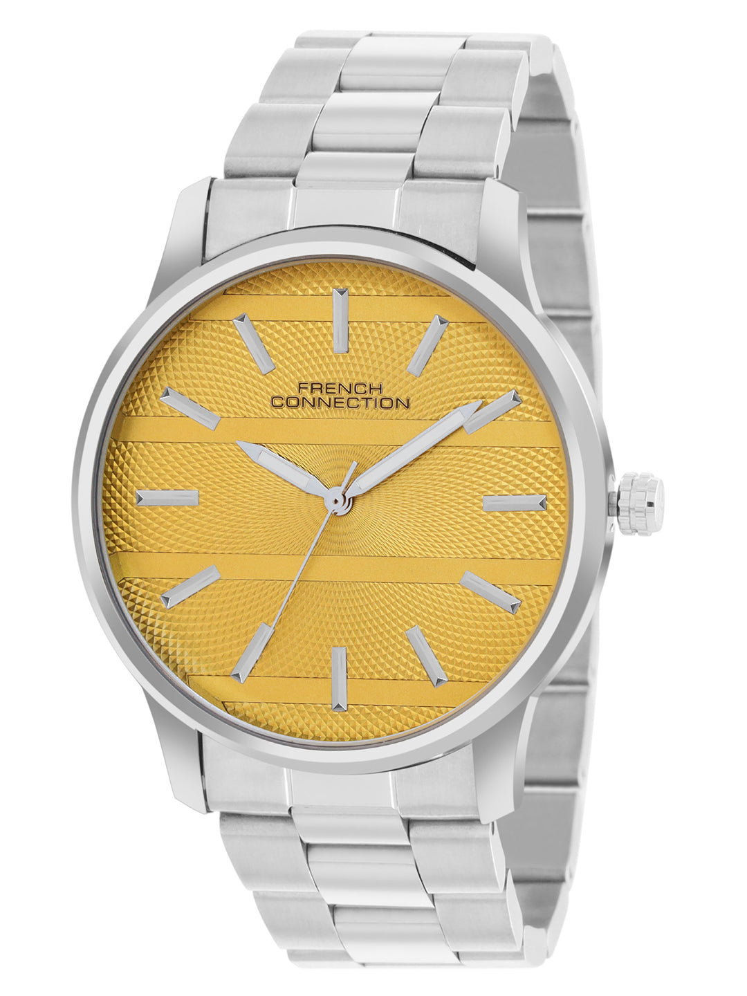 French Connection Analogue Mustard Dial Men's Watch -FCN091YSM