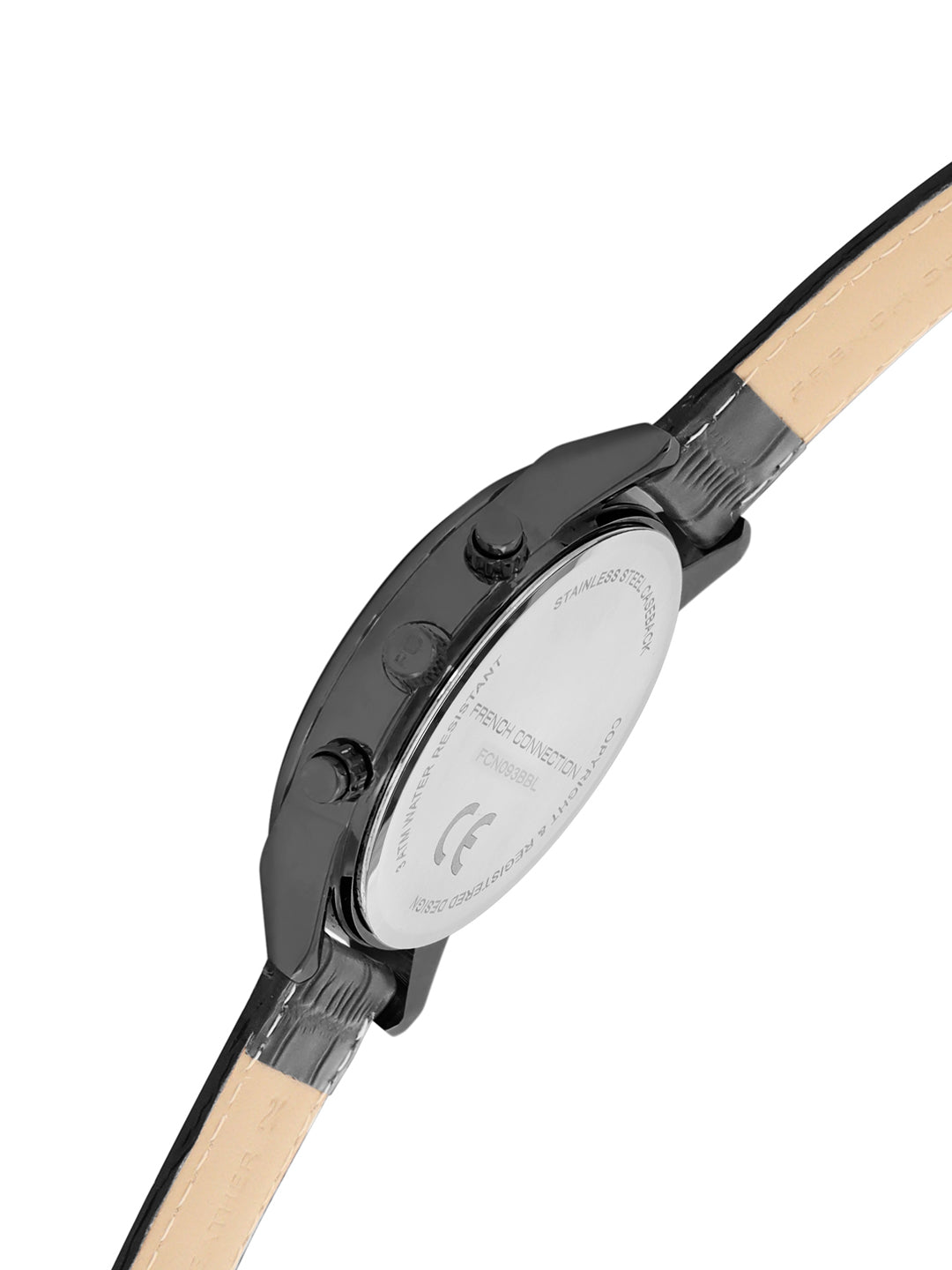 French Connection Multi - Function Maroon Dial Men's Watch -FCN093BBL