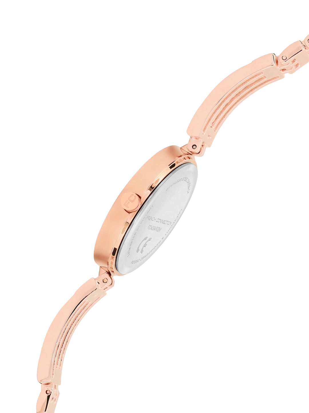French Connection Analogue Rose Gold Dial Men's Watch -FCN094RGM