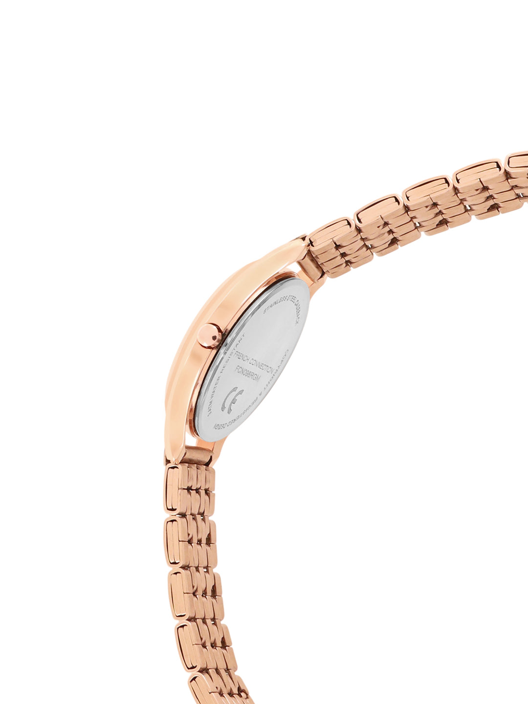 French Connection Analogue Plum Dial Women's Watch -FCN096RGM