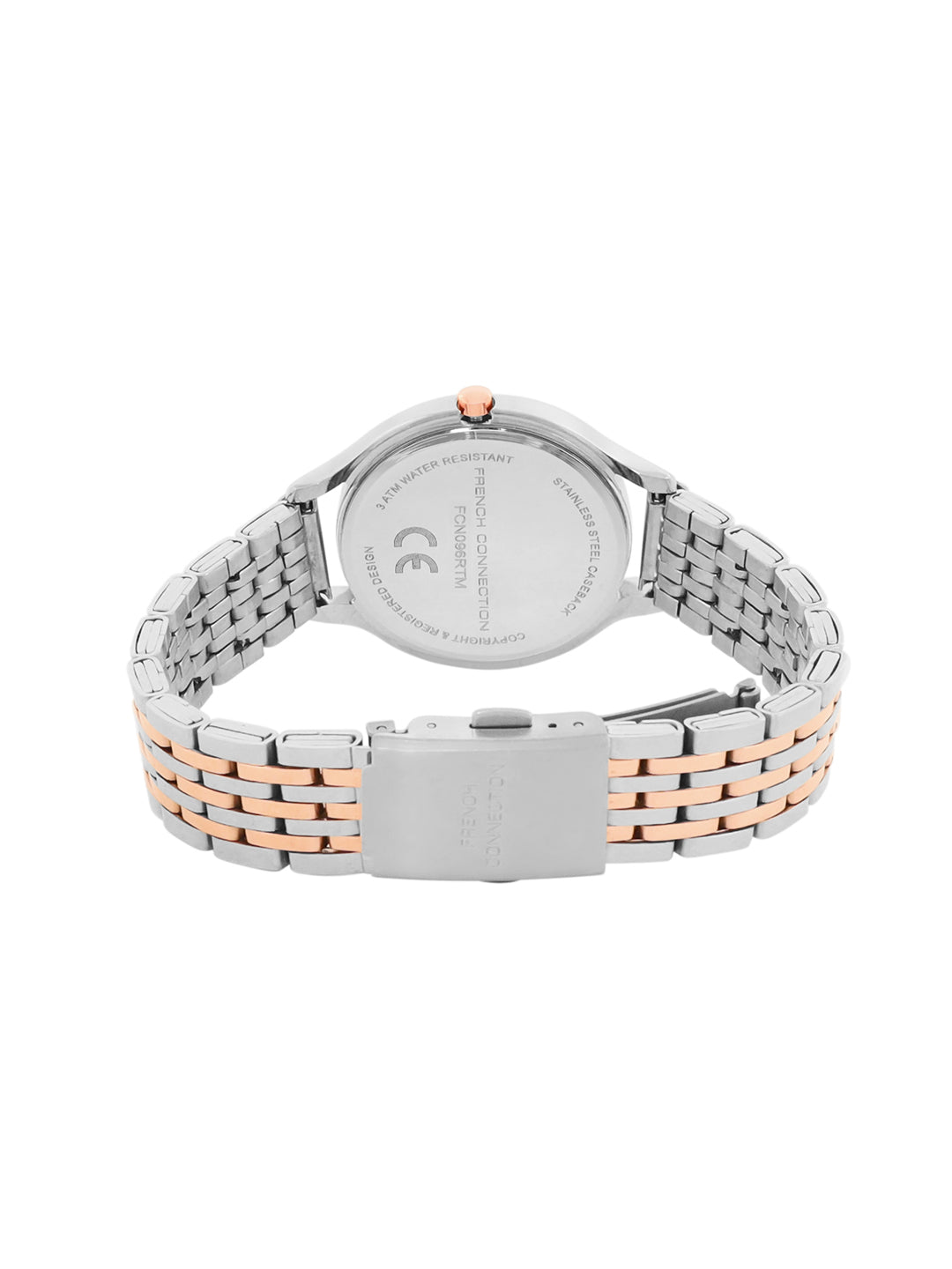 French Connection Honora Purple Dial with Silver Strap Womens Analog Watch | FCN096RTM
