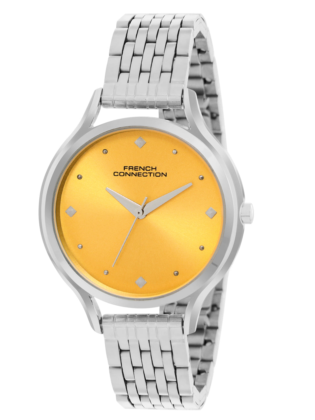 French Connection Analogue Yellow Dial Men's Watch -FCN096SM