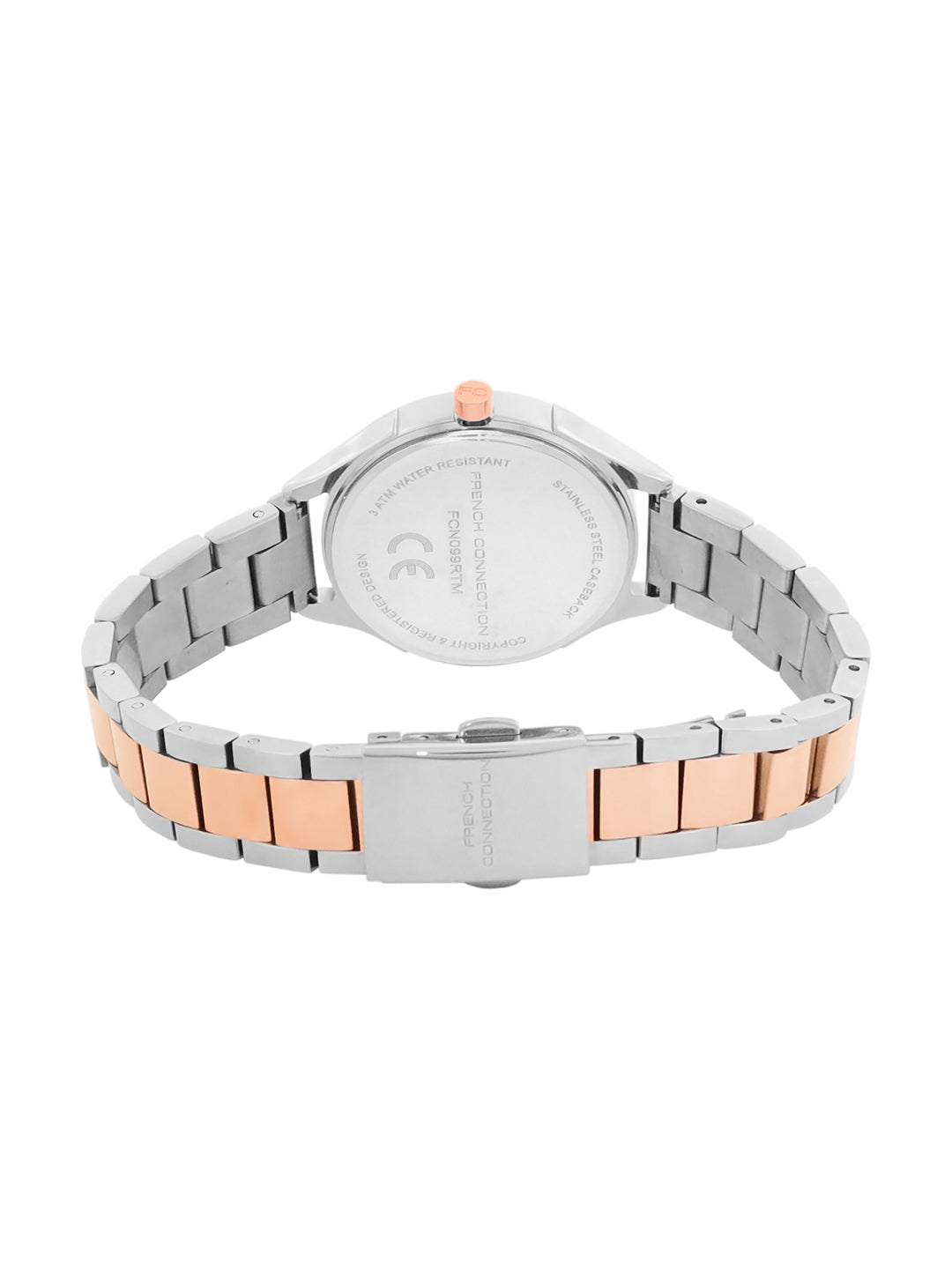 French Connection Analogue Grey Dial Men's Watch -FCN099RTM