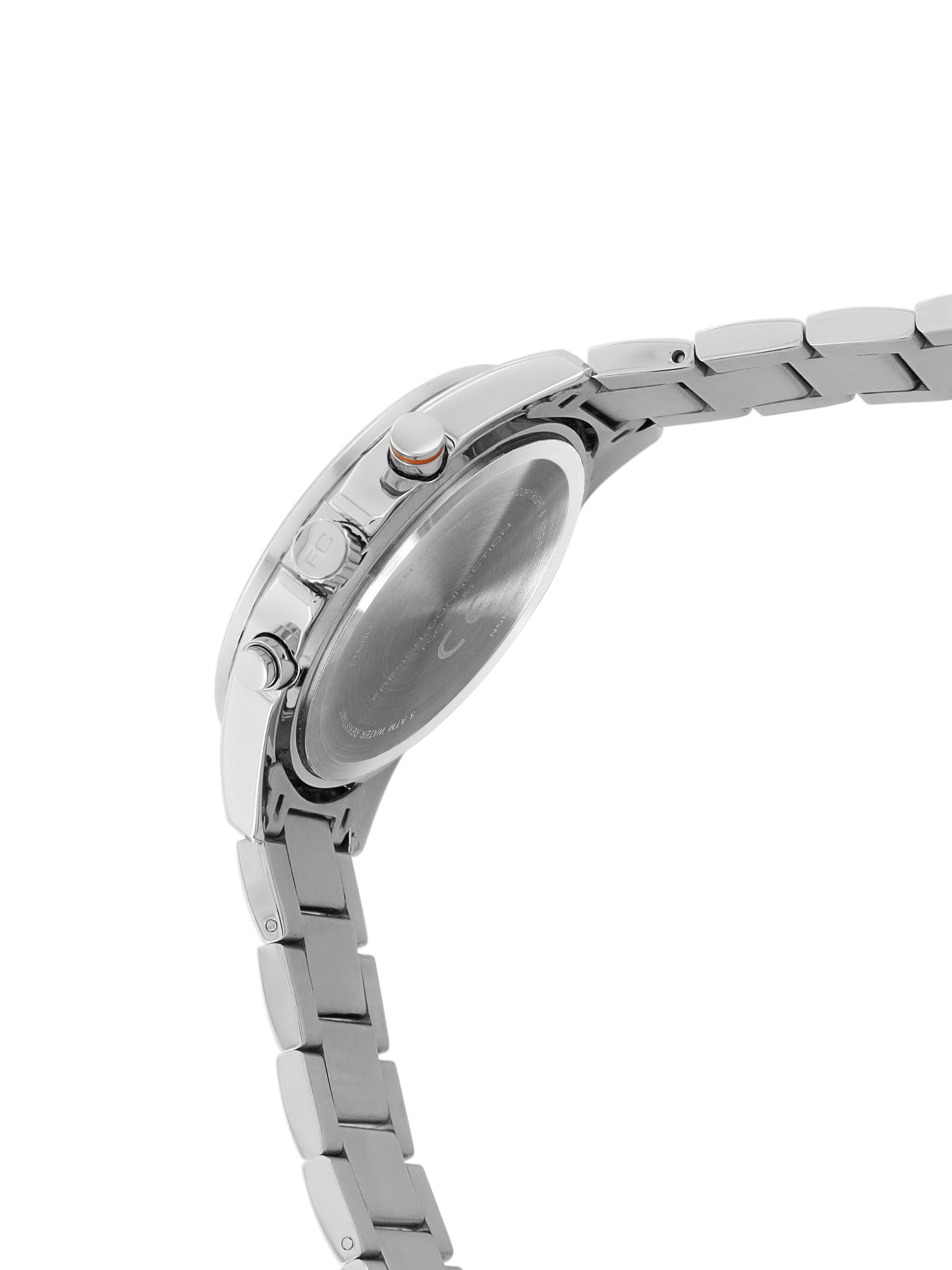 French Connection Blue Round Dial With Stainless Steel  Strap Chronograph Watch - For Mens FCO3USM