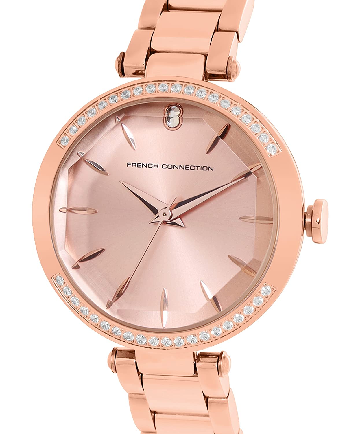 French Connection Spring-Summer 2021 Analog Rose Gold Dial Women's Watch-FCP22RGM