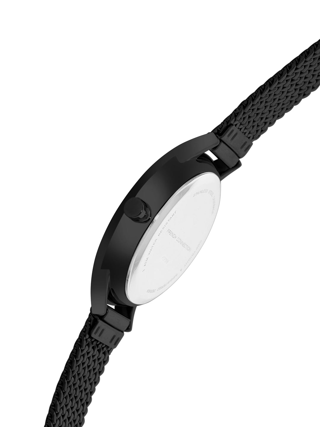 French Connection FCP30B Emalie Black Dial Womens Analog Watch