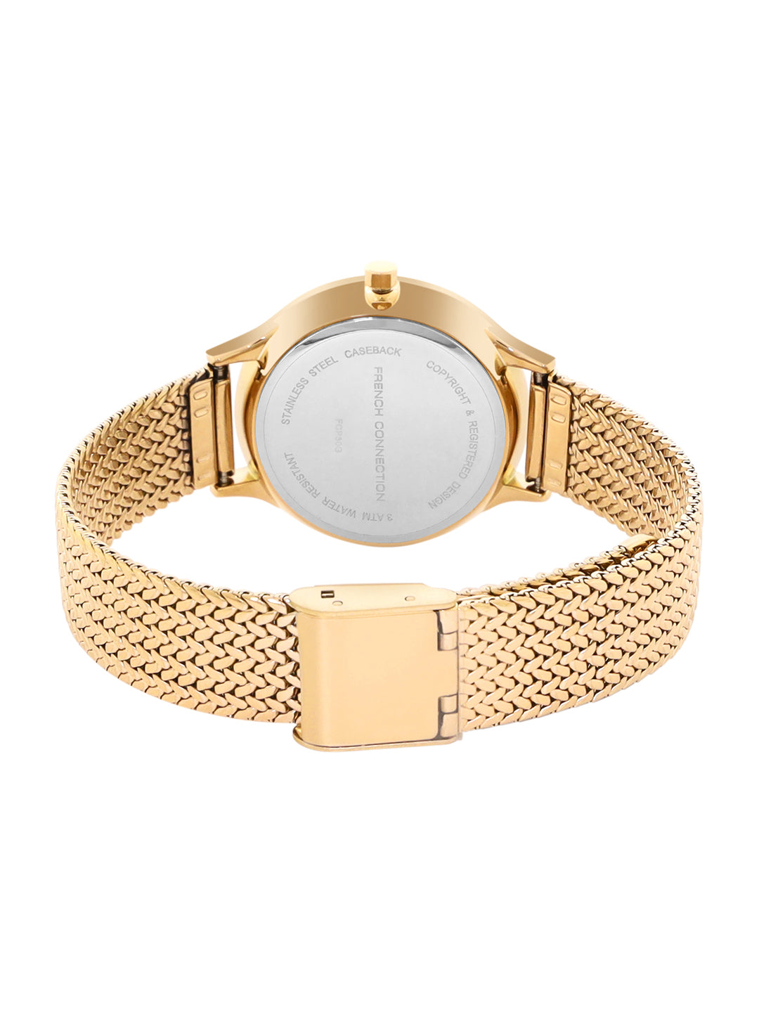 French Connection FCP30G Emalie Silver Dial Womens Analog Watch