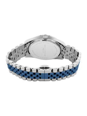 French connection Men Patterned Dial & Stainless Steel Bracelet Style Straps Analogue Watch FCP41USM
