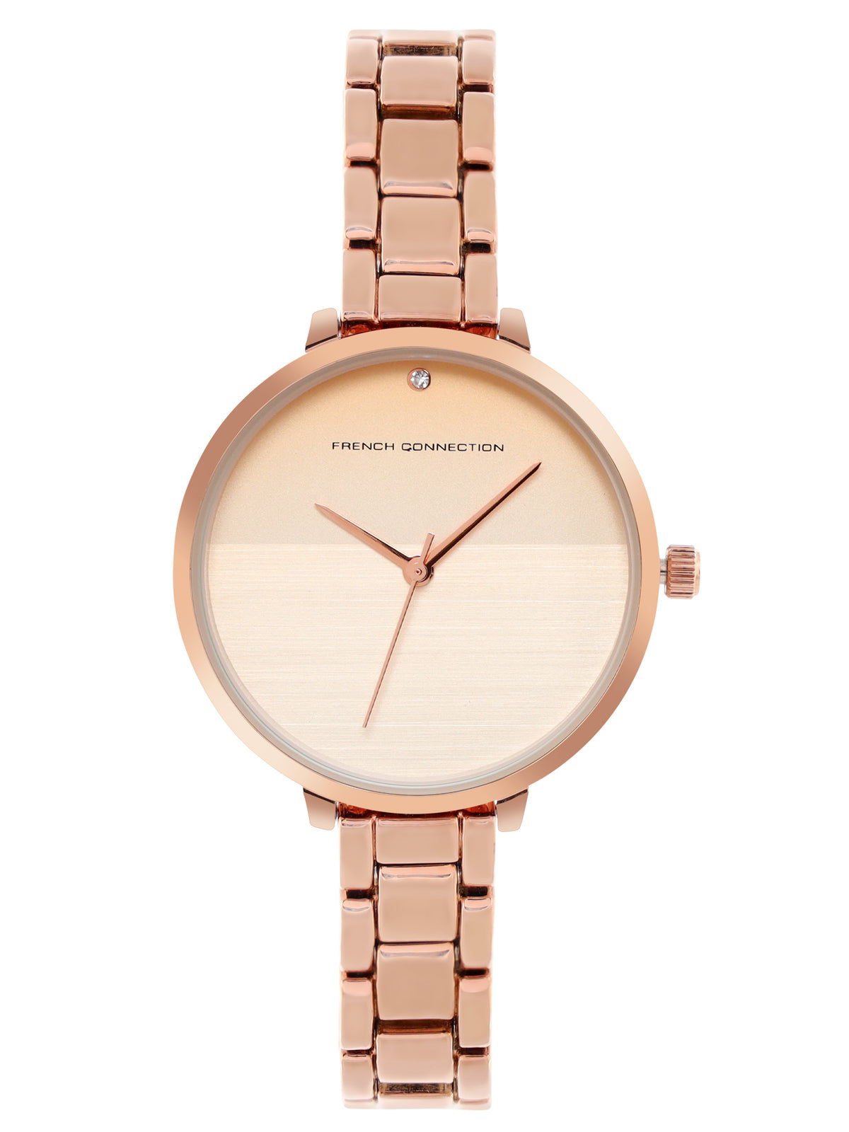French Connection FCS001C Belle Rose Gold Dial Women's Analog Watch