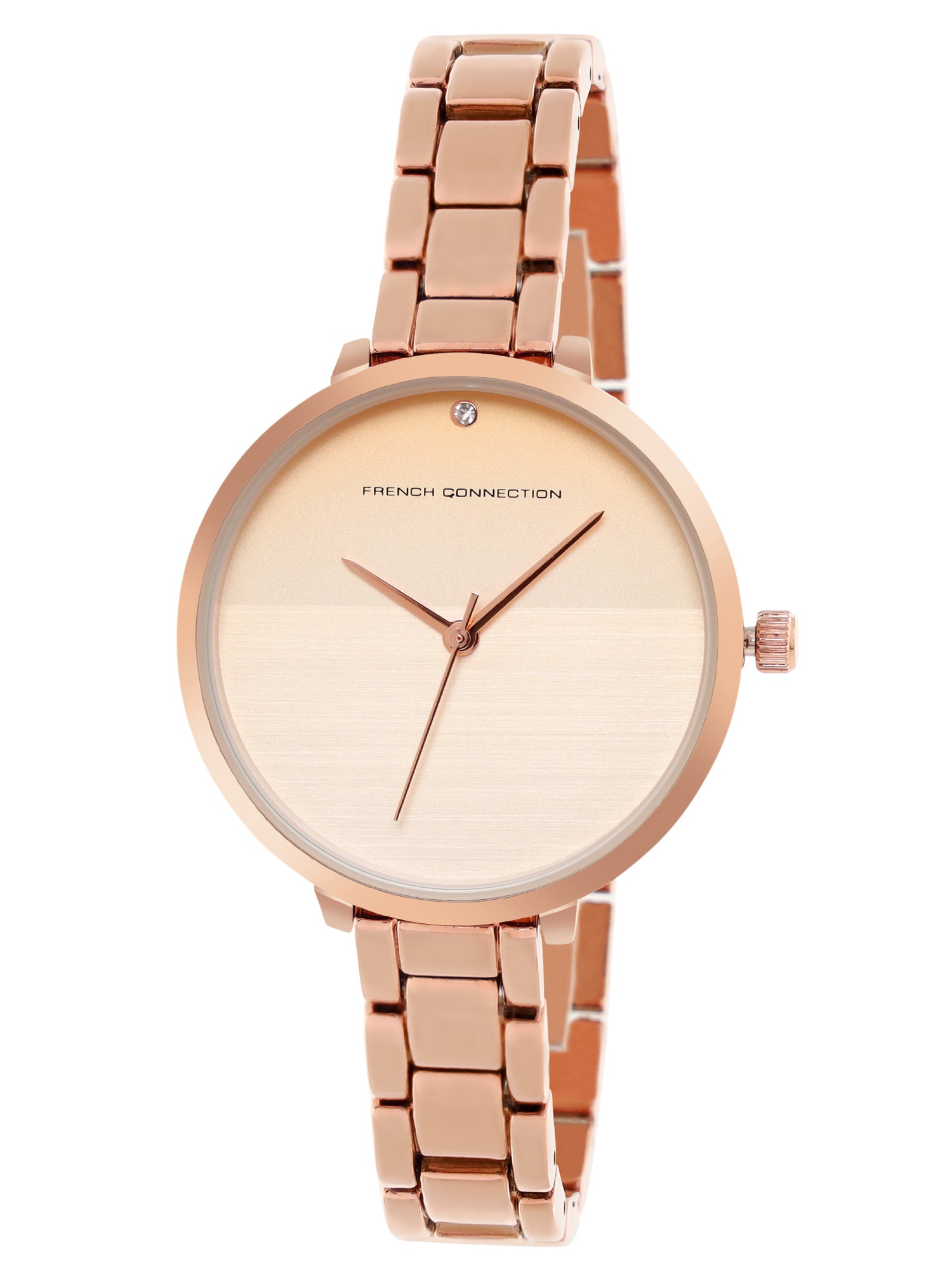 French Connection FCS001C Belle Rose Gold Dial Women's Analog Watch