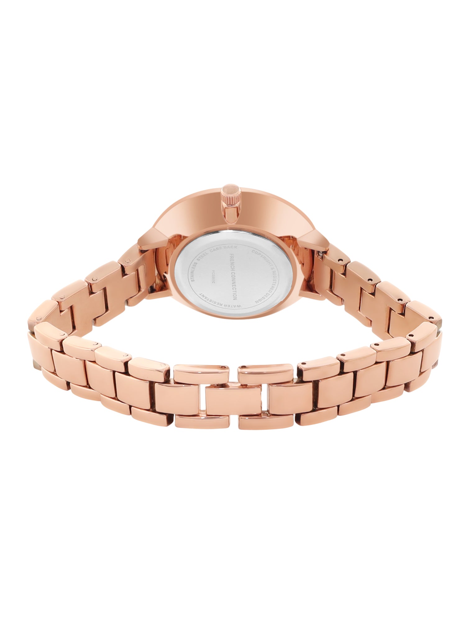 French Connection FCS001C Belle Rose Gold Dial Women's Analog Watch