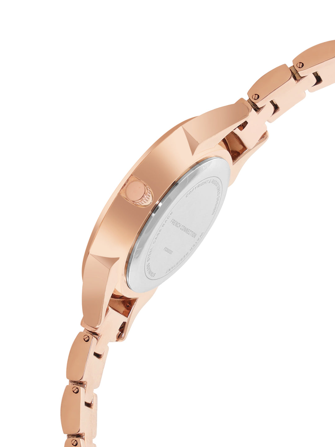 French Connection Analog Rose Gold Dial Women's Watch-FCS003C